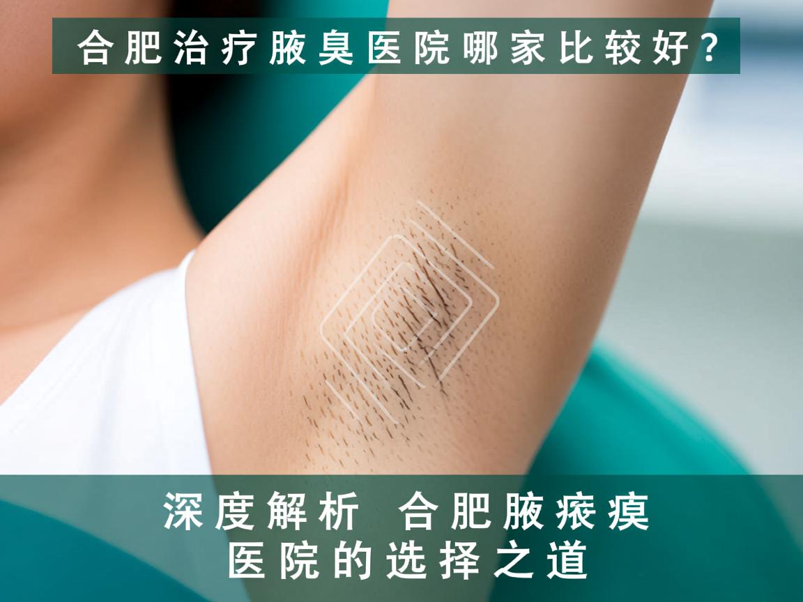 合肥治疗腋臭医院哪家比较好？深度解析合肥腋臭医院的选择之道