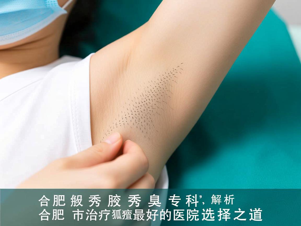 合肥腋秀腋臭专科，解析合肥市治疗狐臭最好的医院选择之道