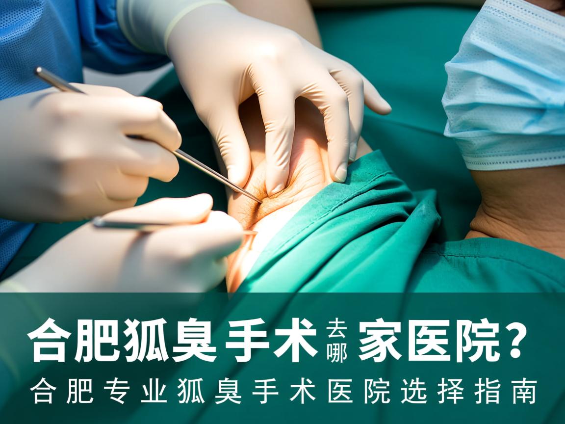 合肥狐臭手术去哪家医院？合肥专业狐臭手术医院选择指南