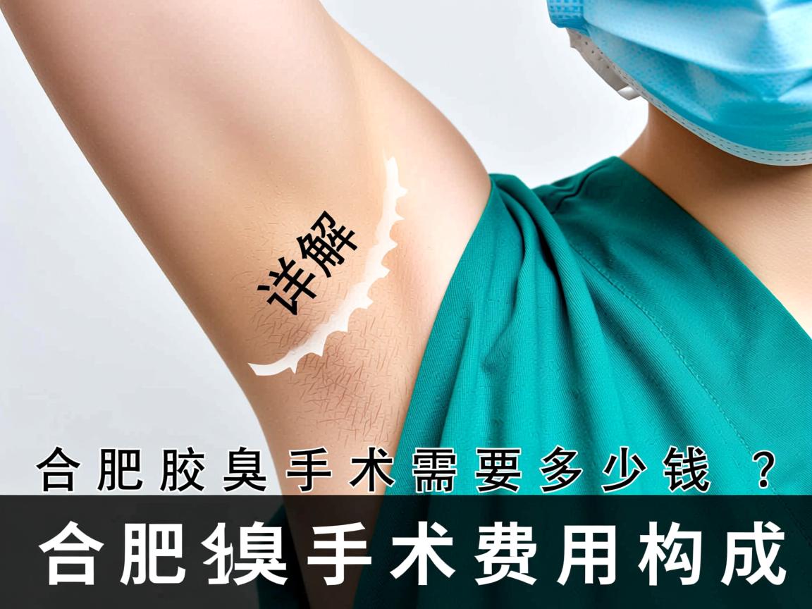 合肥腋臭手术需要多少钱？详解合肥腋臭手术费用构成