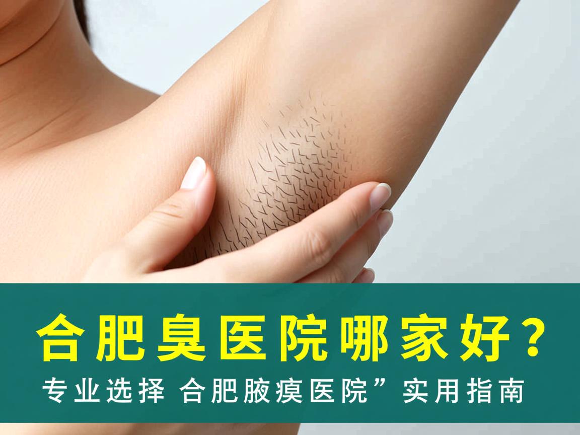 合肥腋臭医院哪家好？专业选择合肥腋臭医院的实用指南