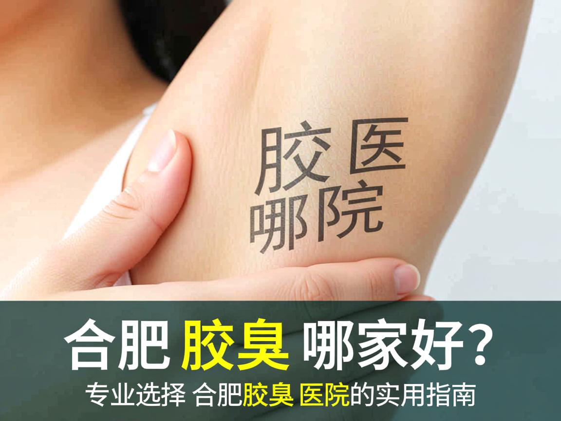 合肥腋臭医院哪家好？专业选择合肥腋臭医院的实用指南
