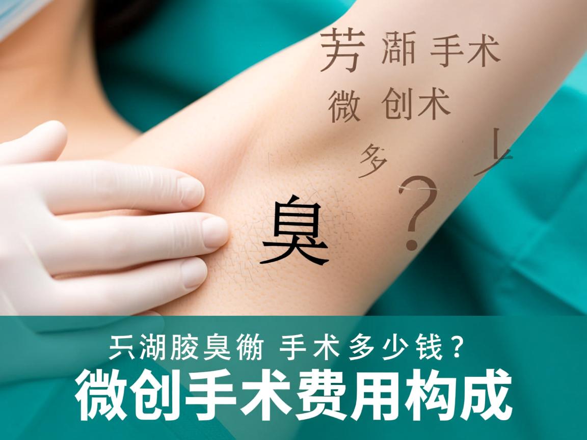 芜湖腋臭微创手术多少钱?解析腋臭微创手术费用构成 芜湖腋臭微创手术多少钱?解析腋臭微创手术费用构成