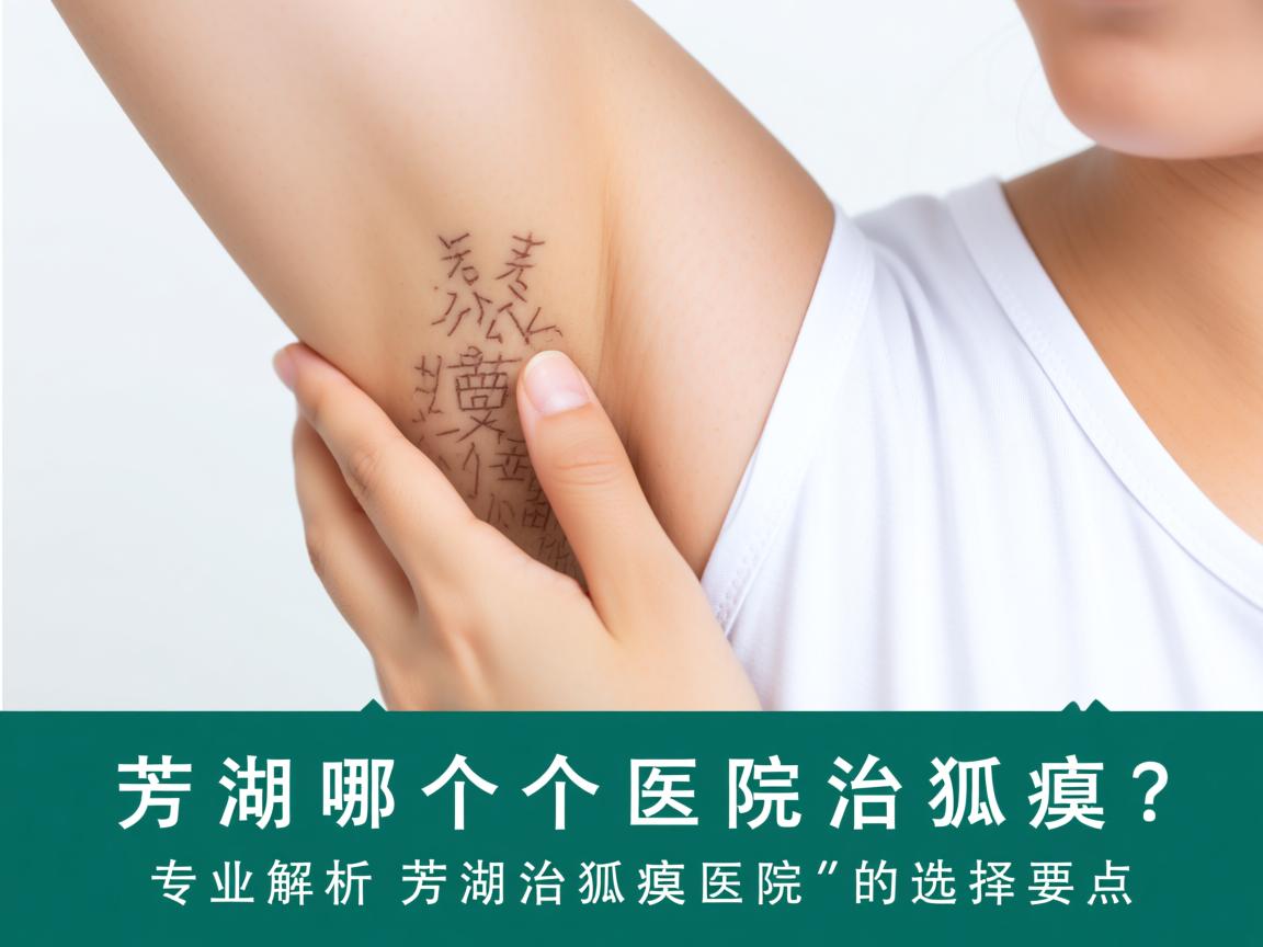 芜湖哪个医院治狐臭？专业解析芜湖治狐臭医院的选择要点