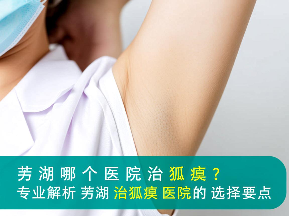 芜湖哪个医院治狐臭？专业解析芜湖治狐臭医院的选择要点