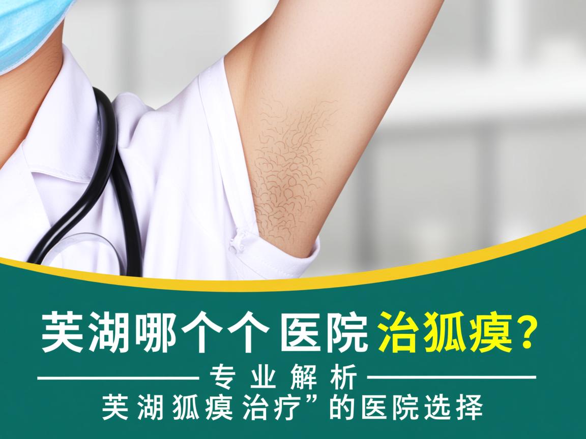 芜湖哪个医院治狐臭？专业解析芜湖狐臭治疗的医院选择