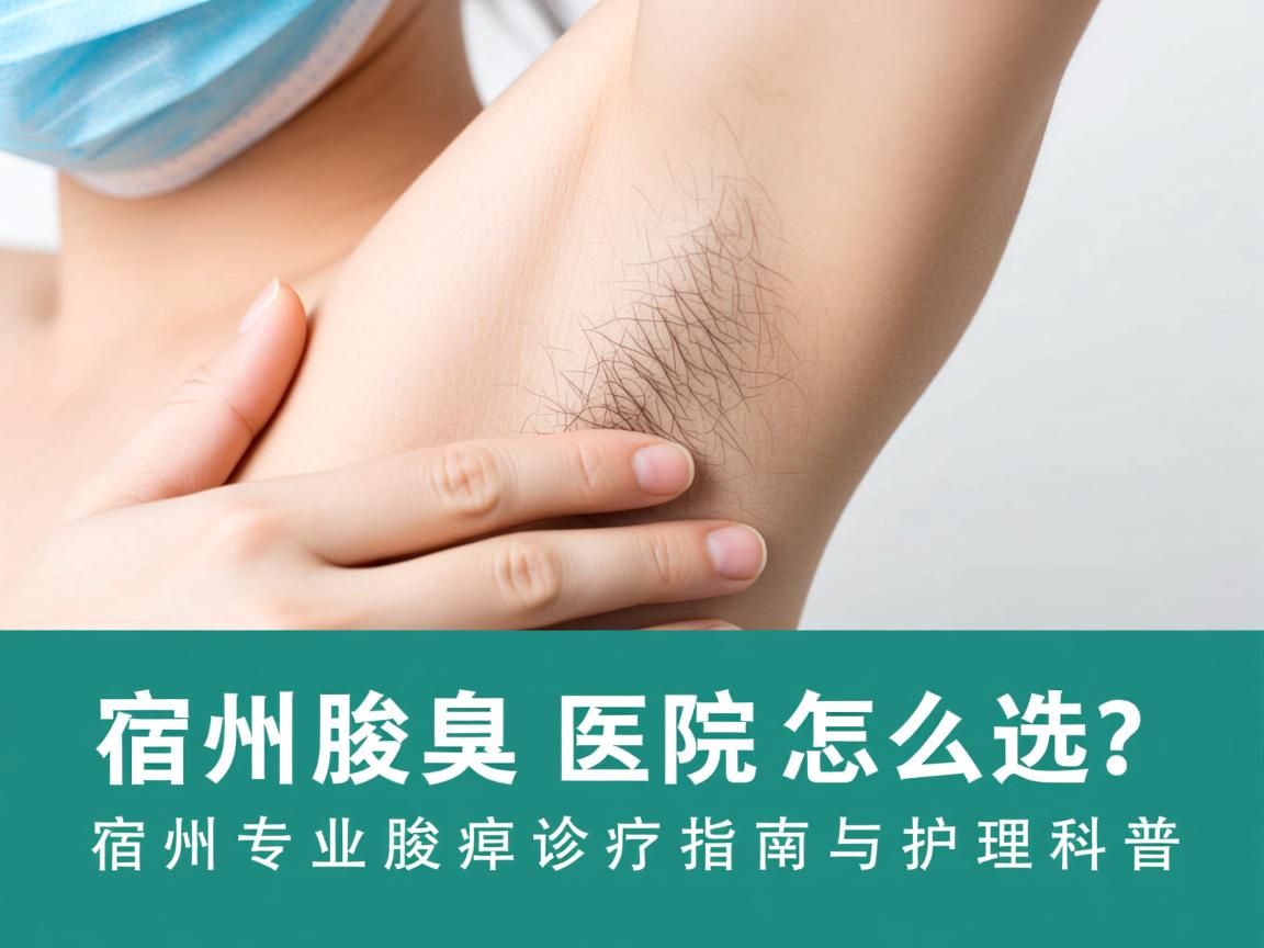 宿州腋臭医院怎么选？宿州专业腋臭诊疗指南与护理科普