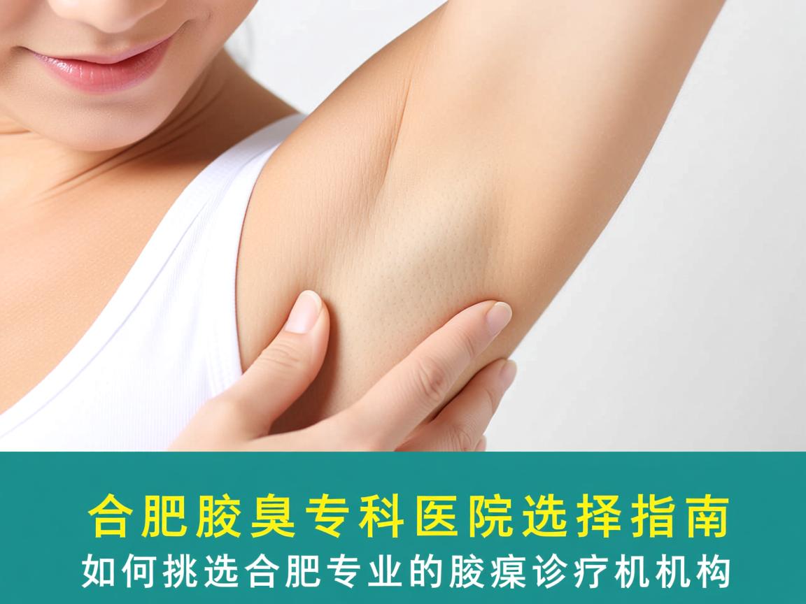 合肥腋臭专科医院选择指南，如何挑选合肥专业的腋臭诊疗机构