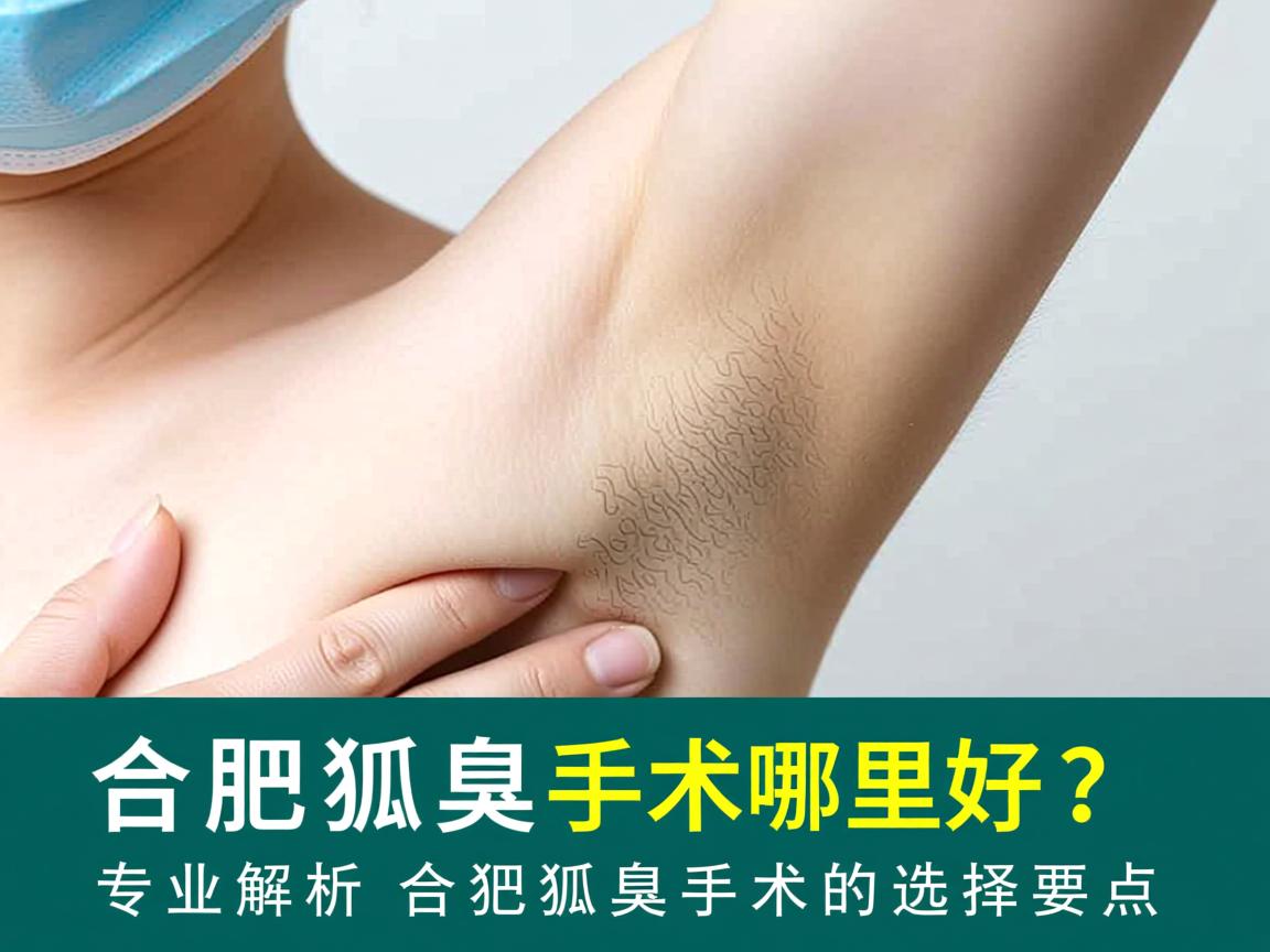 合肥狐臭手术哪里好？专业解析合肥狐臭手术的选择要点