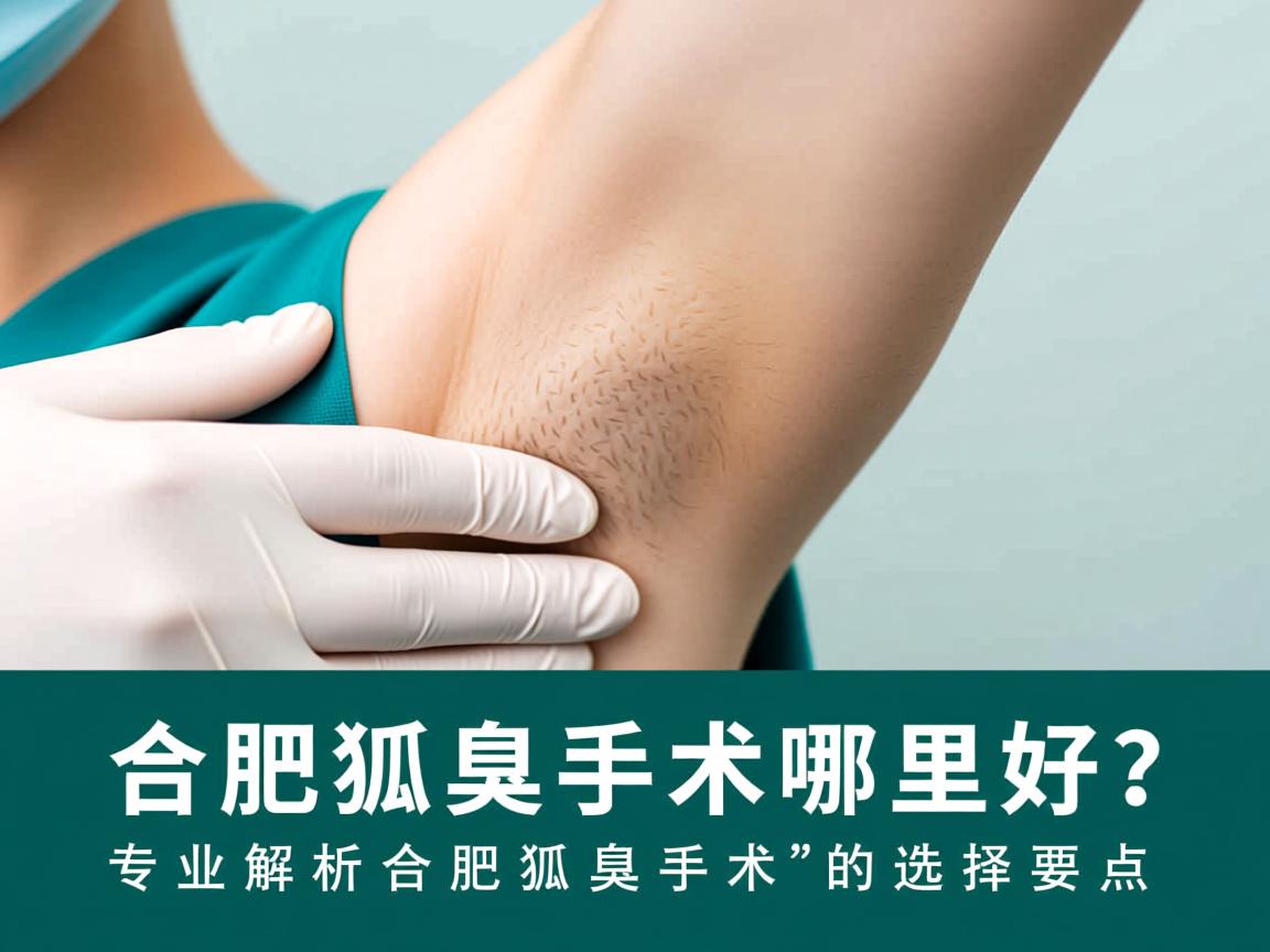 合肥狐臭手术哪里好？专业解析合肥狐臭手术的选择要点