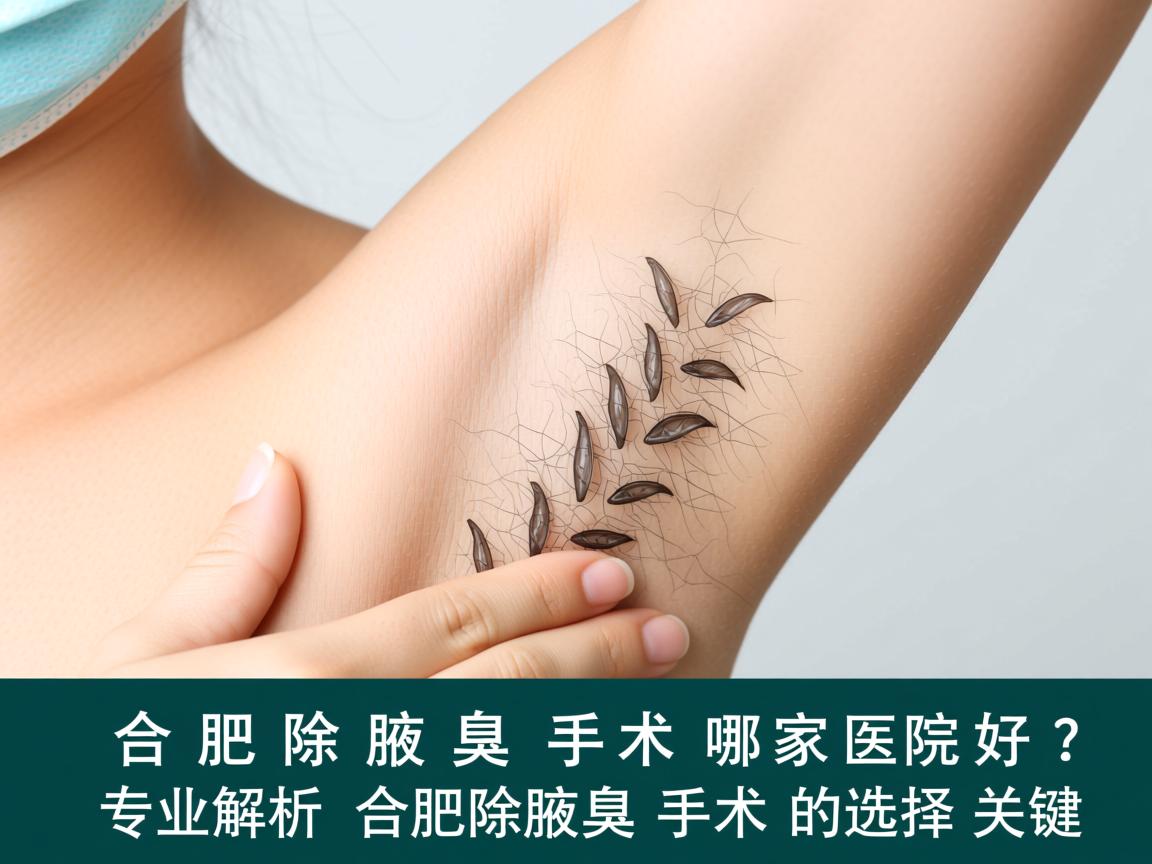 合肥除腋臭手术哪家医院好？专业解析合肥除腋臭手术的选择关键