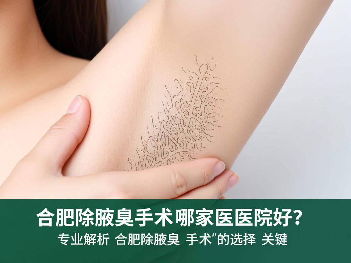 合肥除腋臭手术哪家医院好？专业解析合肥除腋臭手术的选择关键