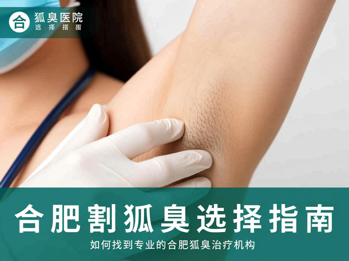 合肥割狐臭医院选择指南，如何找到专业的合肥狐臭治疗机构