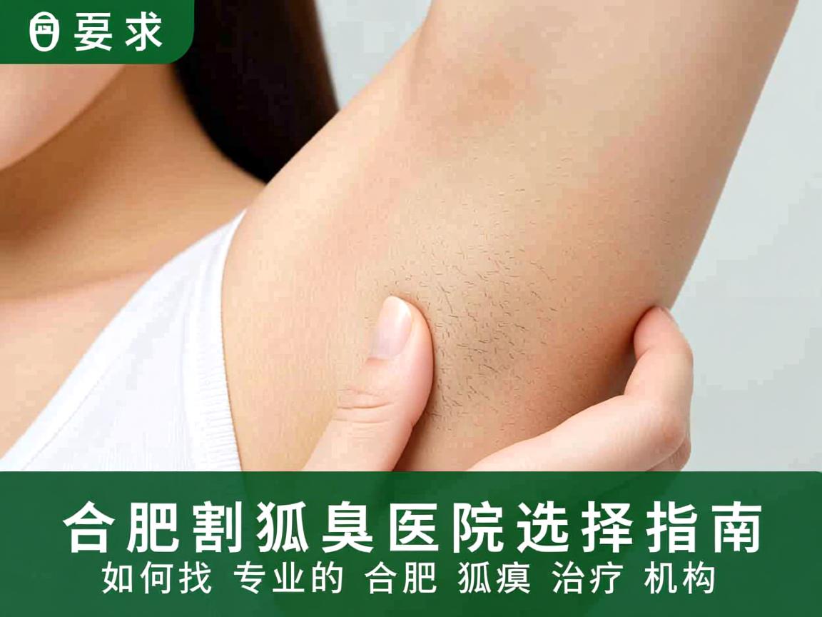合肥割狐臭医院选择指南，如何找到专业的合肥狐臭治疗机构