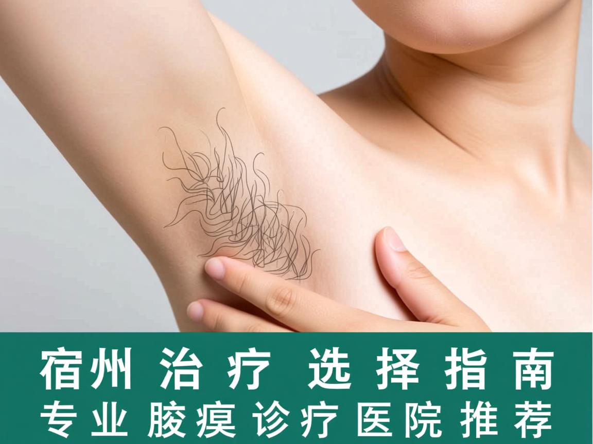 宿州治疗腋臭医院选择指南，专业腋臭诊疗医院推荐