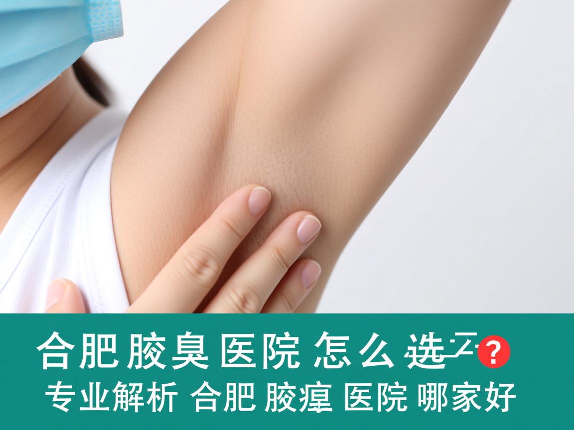 合肥腋臭医院怎么选？专业解析合肥腋臭医院哪家好