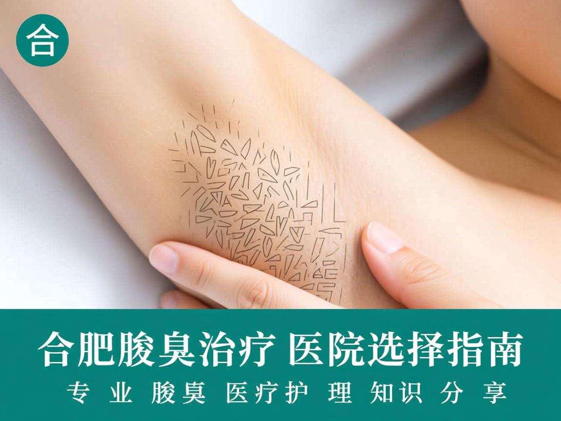 合肥腋臭治疗医院选择指南，专业腋臭医疗护理知识分享