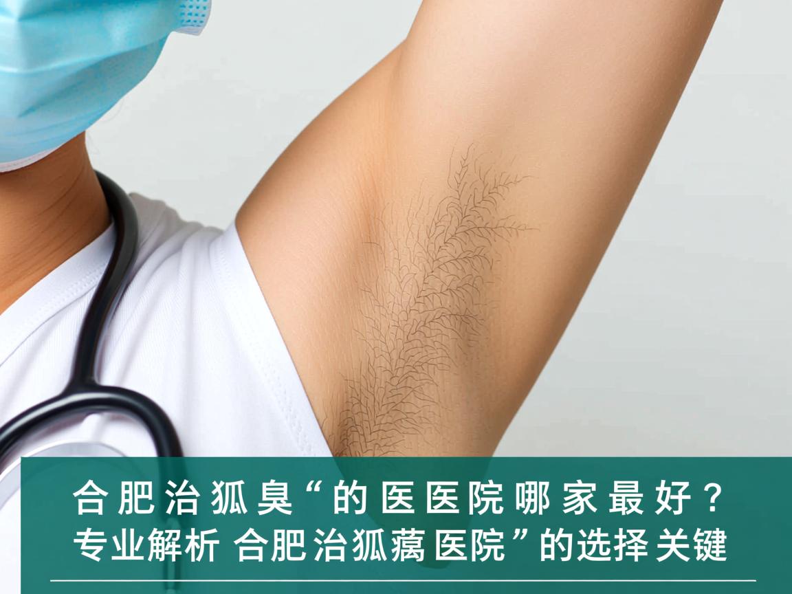 合肥治狐臭的医院哪家最好？专业解析合肥治狐臭医院的选择关键