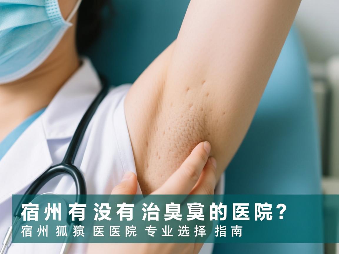 宿州有没有治狐臭的医院？宿州狐臭医院专业选择指南