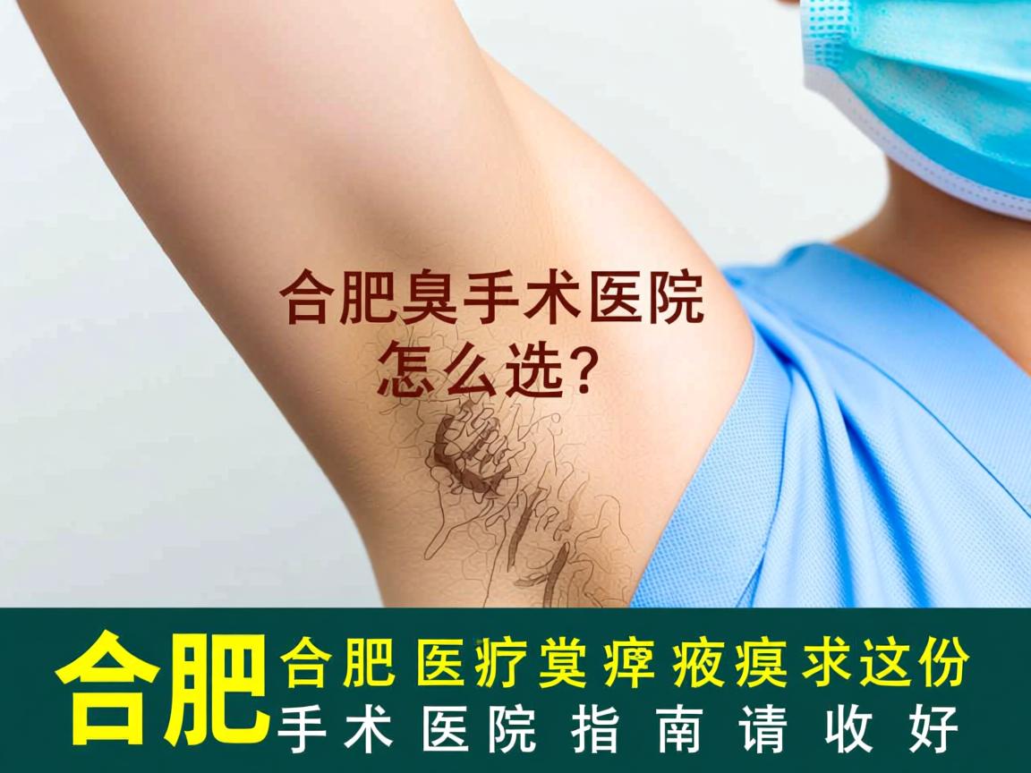 合肥腋臭手术医院怎么选?这份合肥腋臭手术医院指南请收好 合肥腋臭手术医院怎么选?这份合肥腋臭手术医院指南请收好