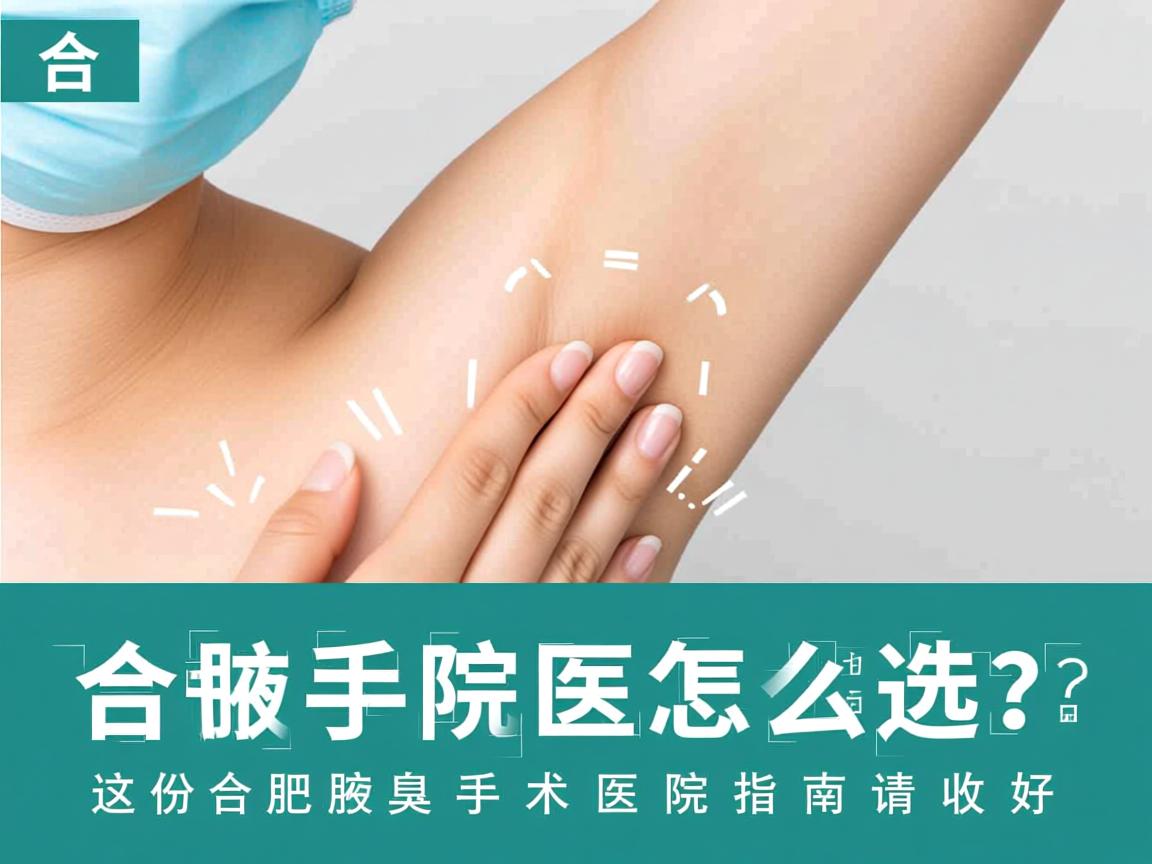 合肥腋臭手术医院怎么选?这份合肥腋臭手术医院指南请收好 合肥腋臭手术医院怎么选?这份合肥腋臭手术医院指南请收好
