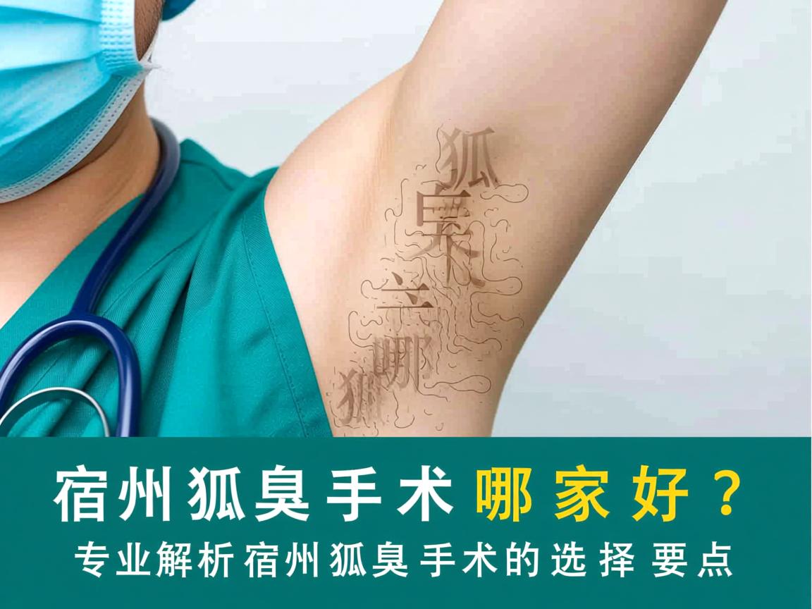 宿州狐臭手术哪家好？专业解析宿州狐臭手术的选择要点