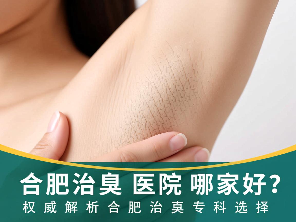 合肥治腋臭医院哪家好？权威解析合肥治腋臭的专科选择