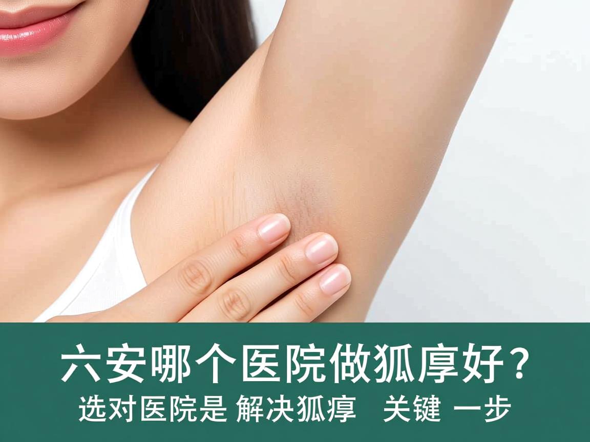 六安哪个医院做狐臭好？选对医院是解决狐臭的关键一步