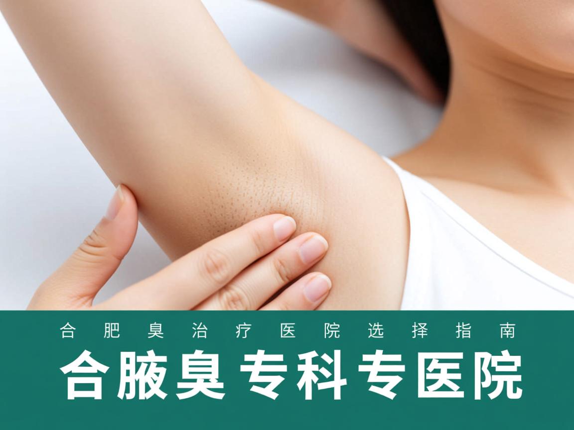 合肥腋臭治疗医院选择指南，如何找到专业的腋臭专科医院