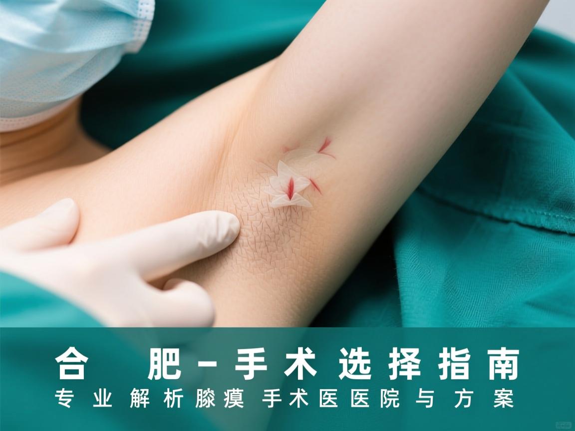 合肥腋臭手术选择指南，专业解析腋臭手术的医院与方案
