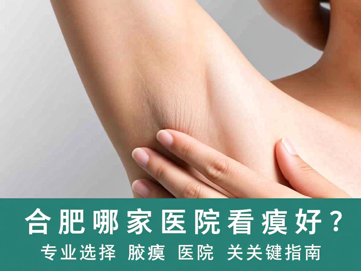合肥哪家医院看腋臭好？专业选择腋臭医院的关键指南
