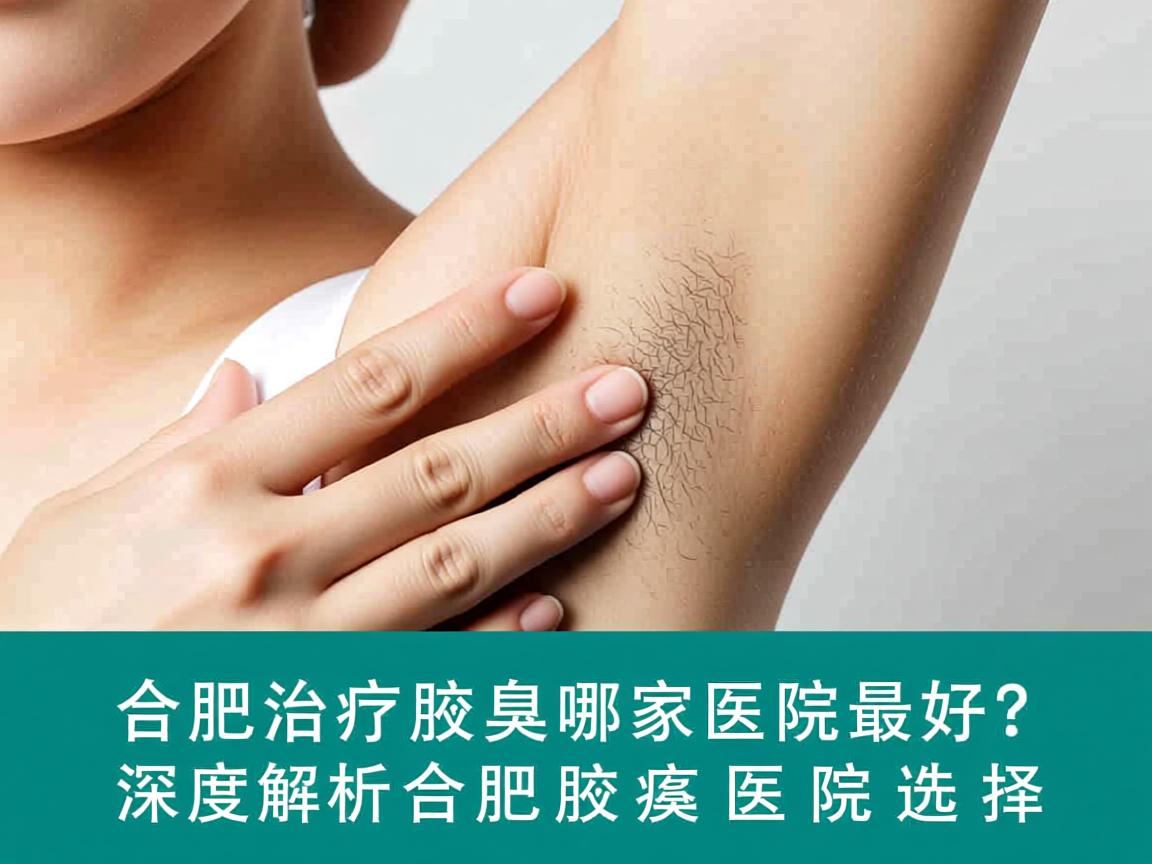 合肥治疗腋臭哪家医院最好？深度解析合肥腋臭医院选择