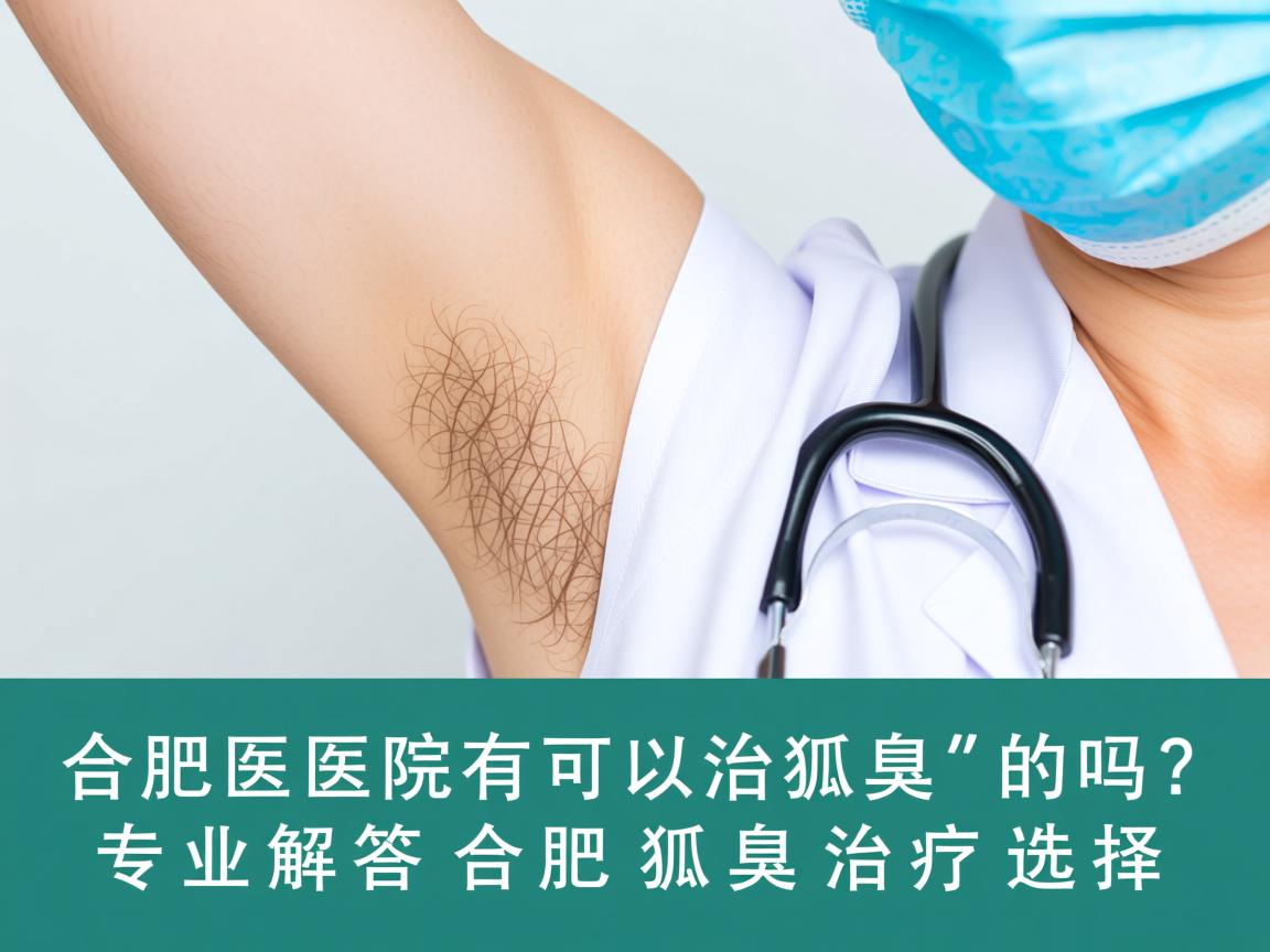合肥医院有可以治狐臭的吗？专业解答合肥狐臭治疗选择