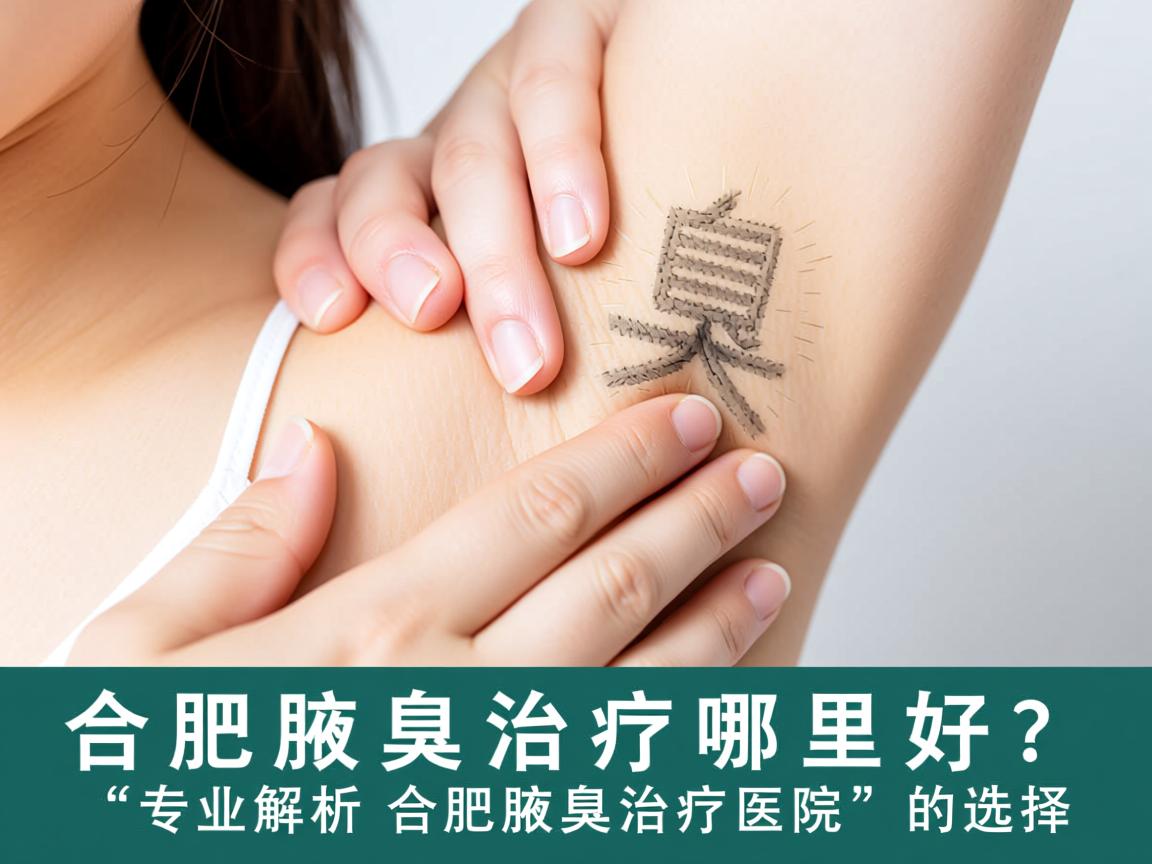 合肥腋臭治疗哪里好？专业解析合肥腋臭治疗医院的选择