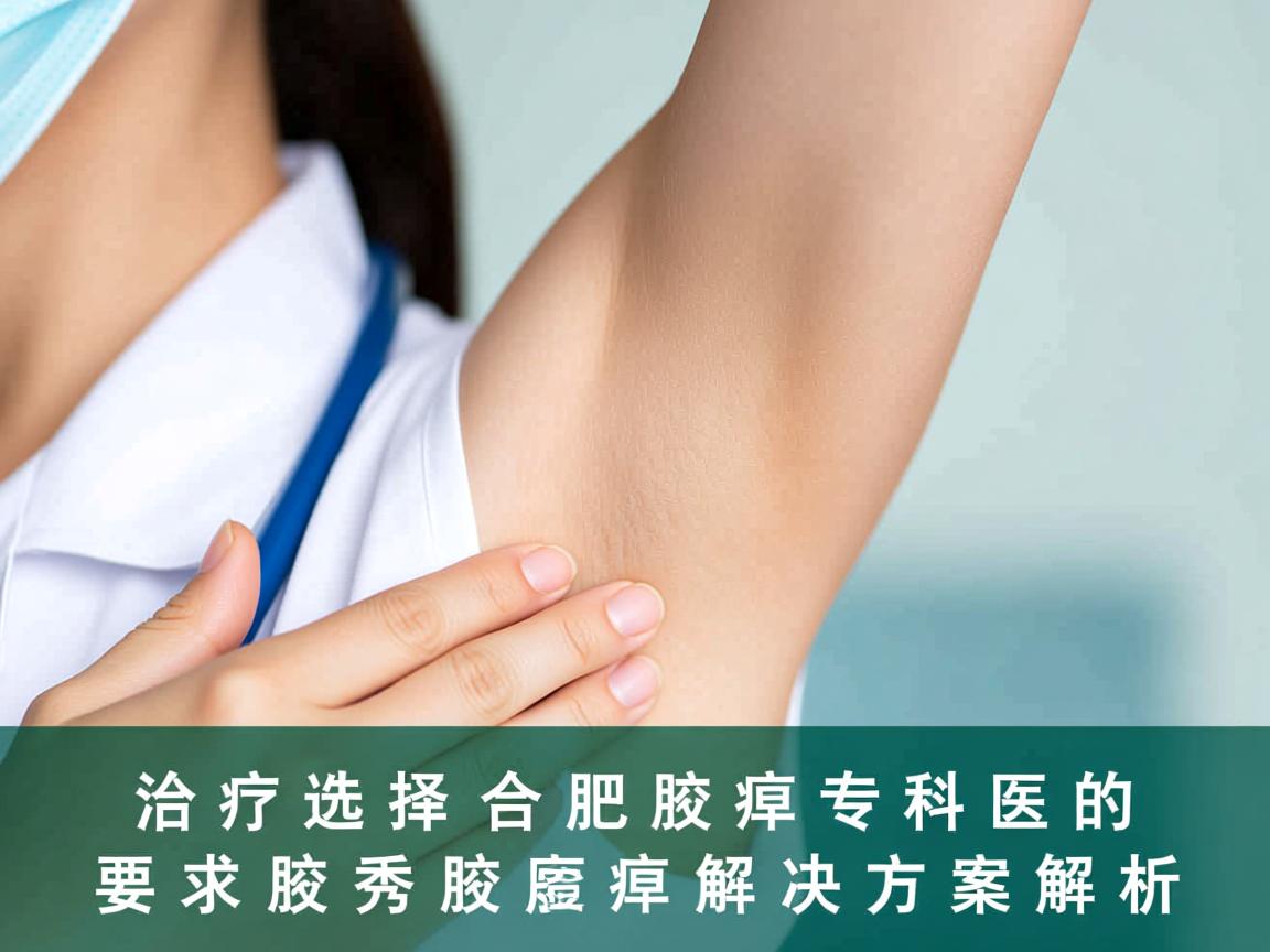 腋臭治疗选择，合肥腋秀腋臭专科的腋臭解决方案解析