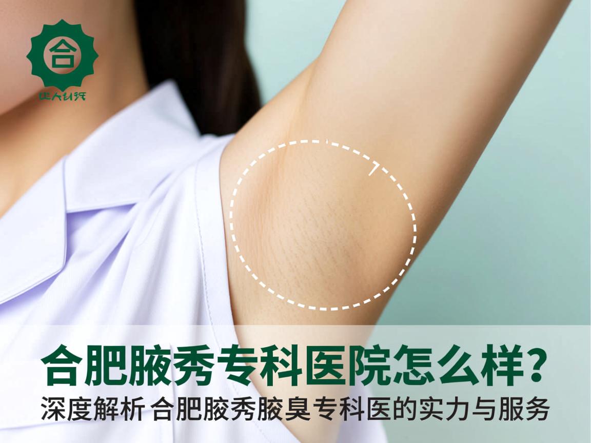 合肥腋秀腋臭专科医院怎么样？深度解析合肥腋秀腋臭专科的实力与服务