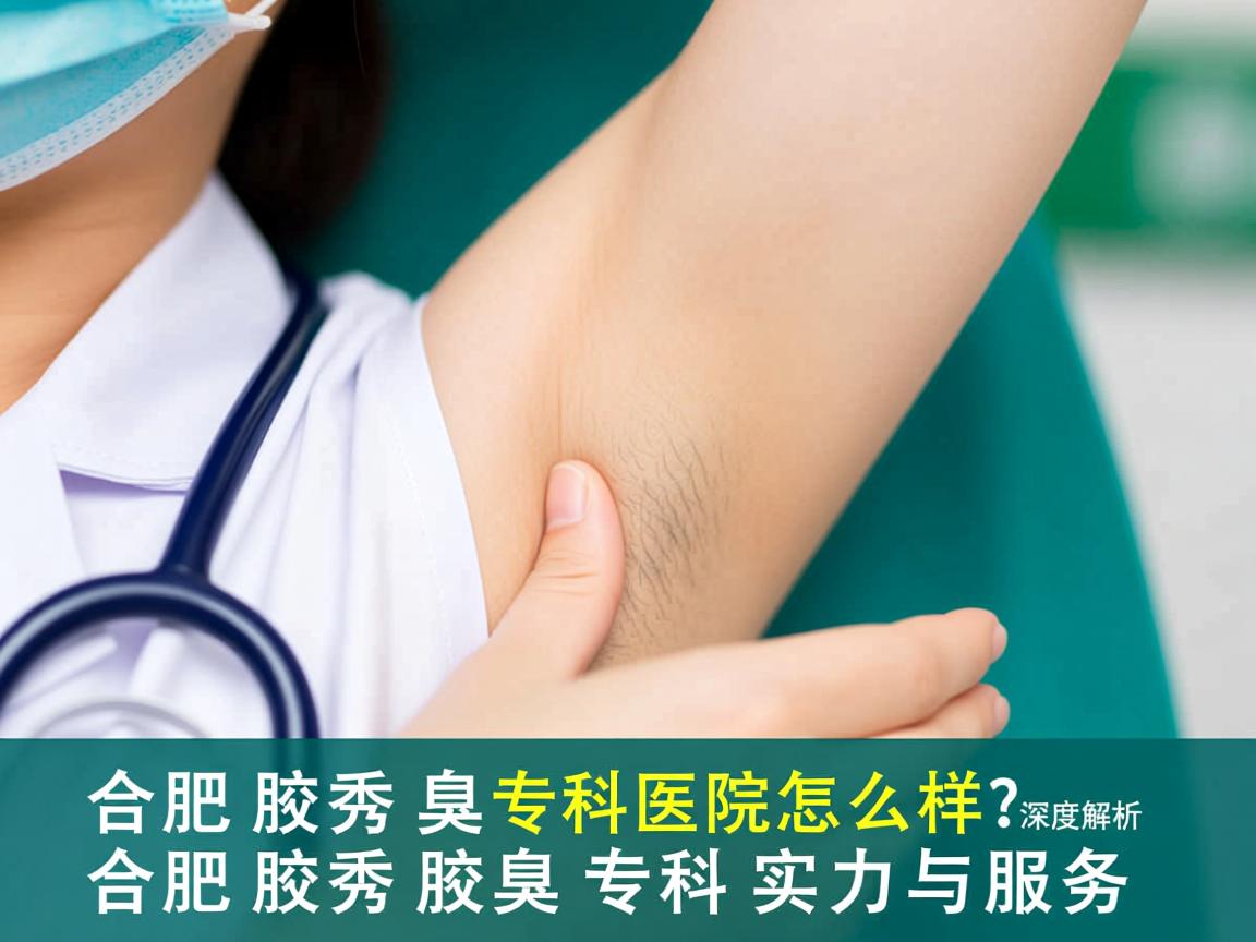 合肥腋秀腋臭专科医院怎么样？深度解析合肥腋秀腋臭专科的实力与服务
