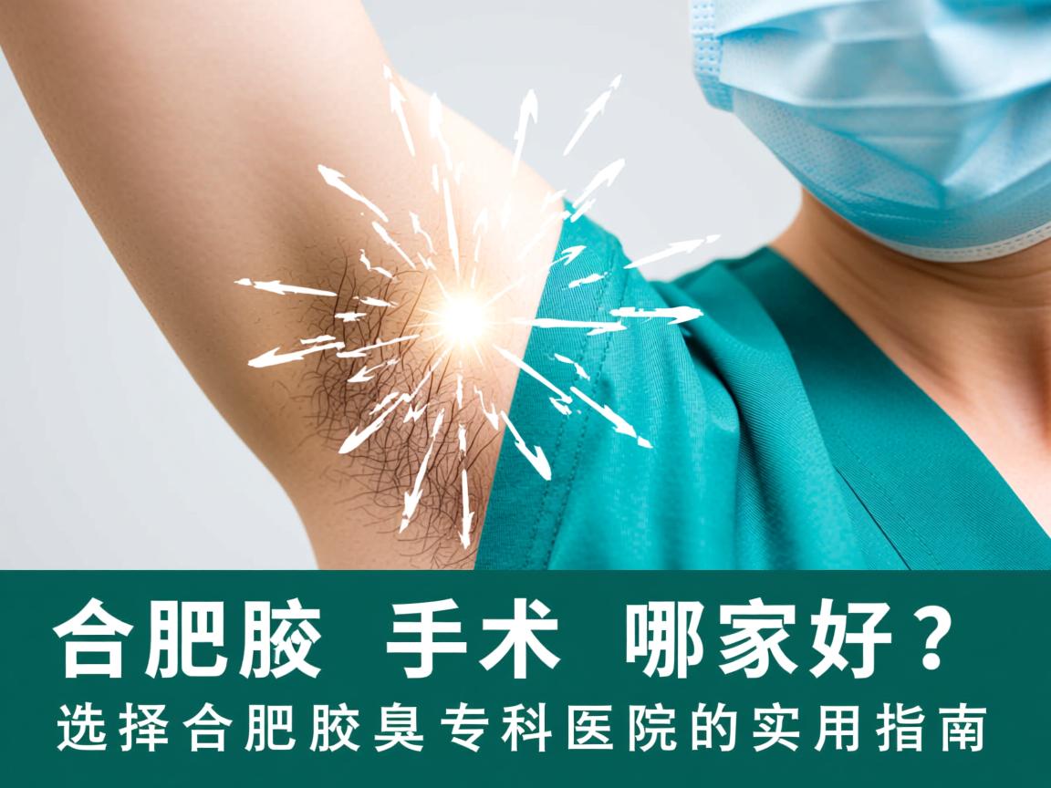 合肥腋臭手术哪家好？选择合肥腋臭专科医院的实用指南