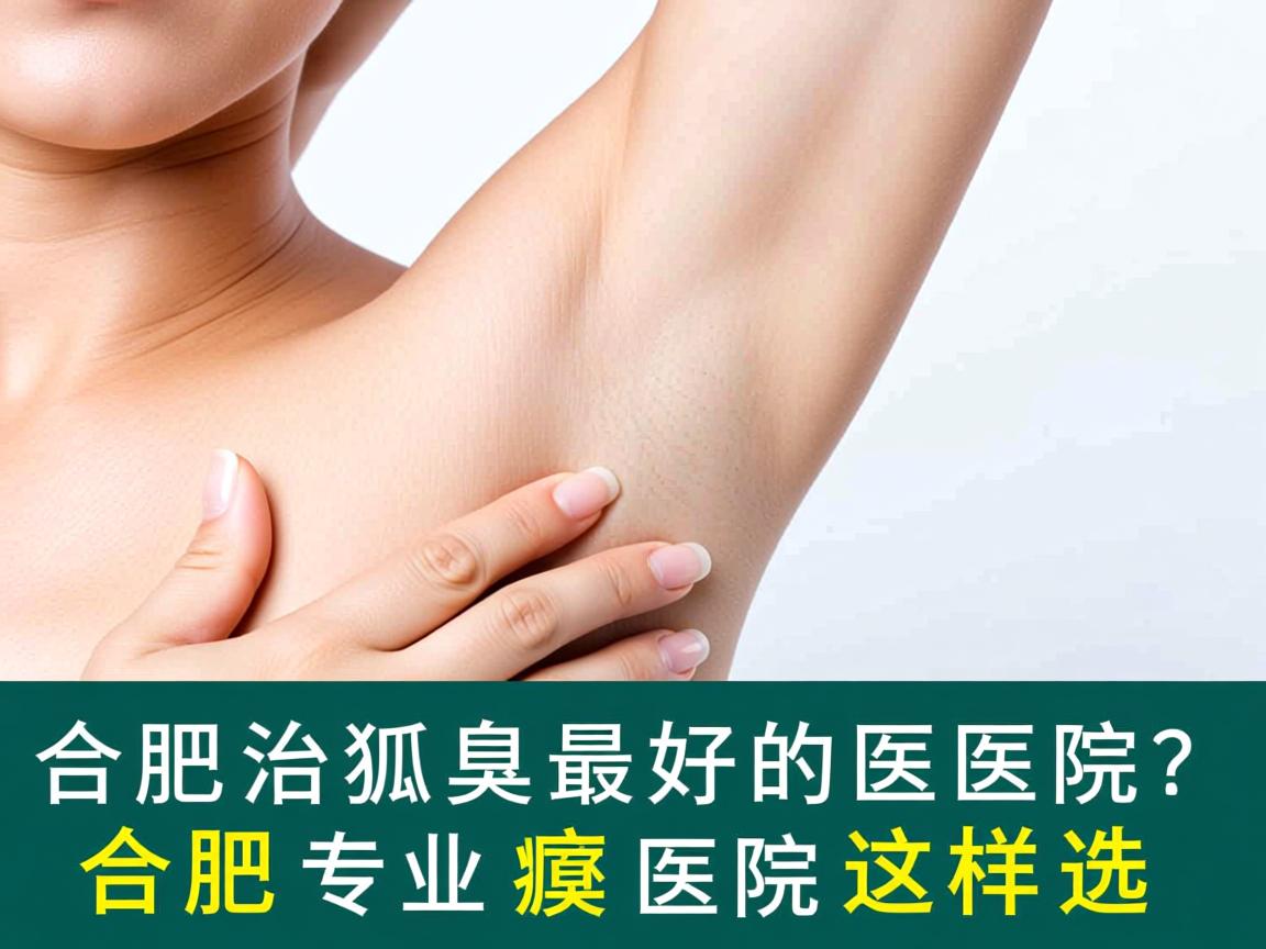 合肥治狐臭最好的医院？合肥专业腋臭医院这样选