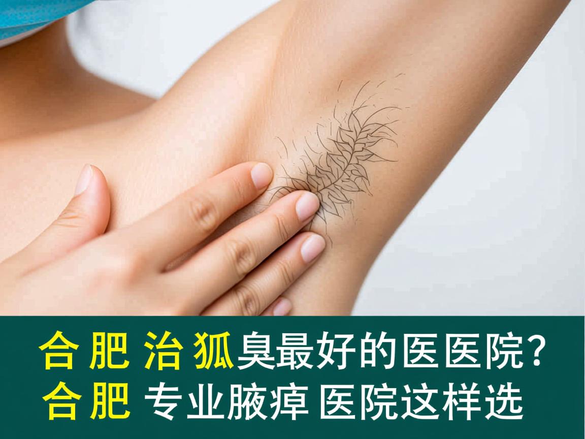 合肥治狐臭最好的医院？合肥专业腋臭医院这样选