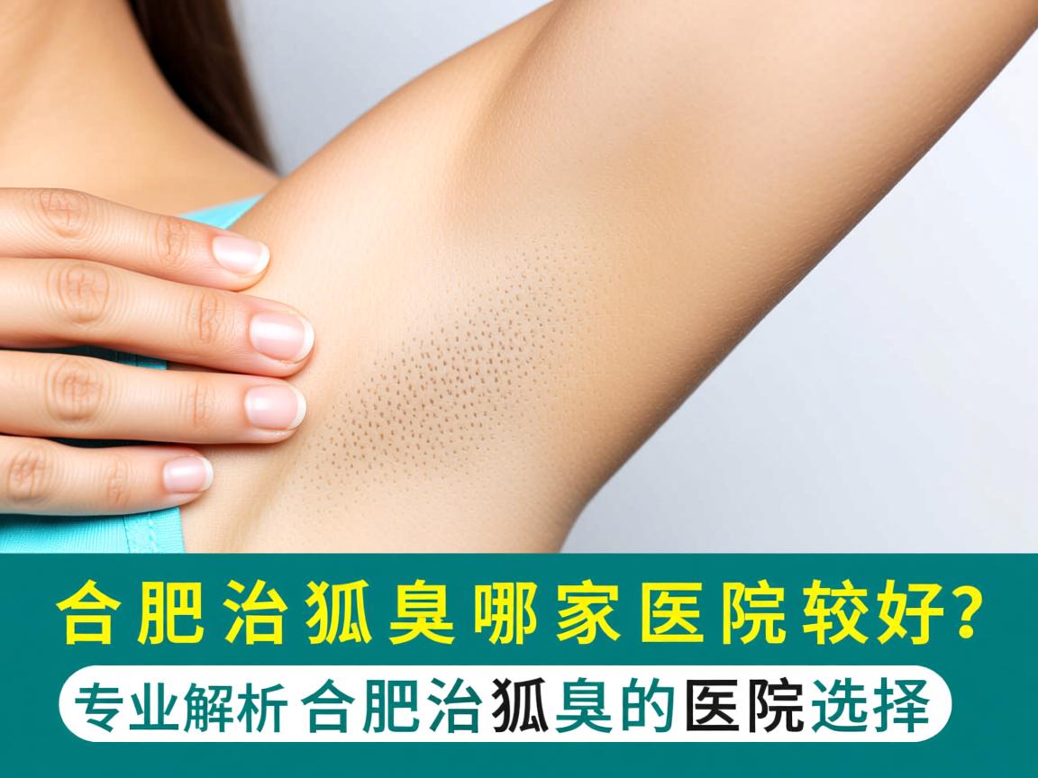 合肥治狐臭哪家医院较好？专业解析合肥治狐臭的医院选择
