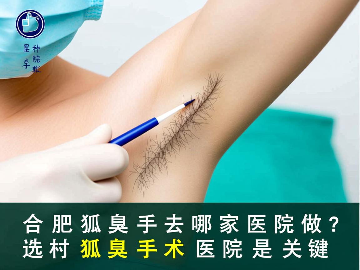 合肥狐臭手术去哪家医院做？选对狐臭手术医院是关键
