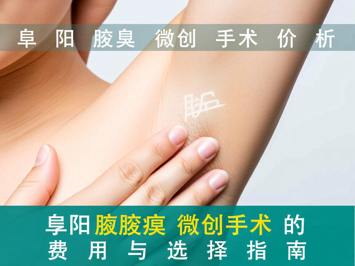 阜阳腋臭微创手术价格解析，阜阳腋臭微创手术的费用与选择指南