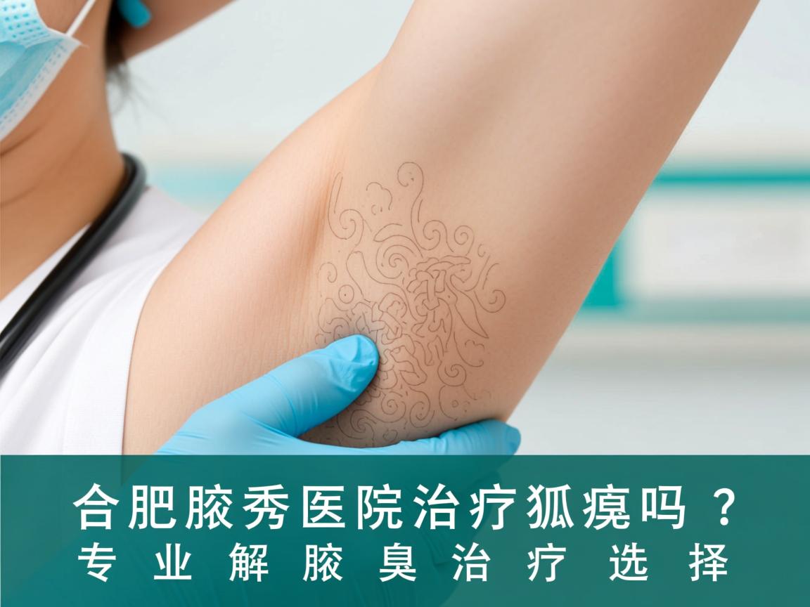 合肥腋秀医院治疗狐臭吗？专业解析腋臭治疗选择