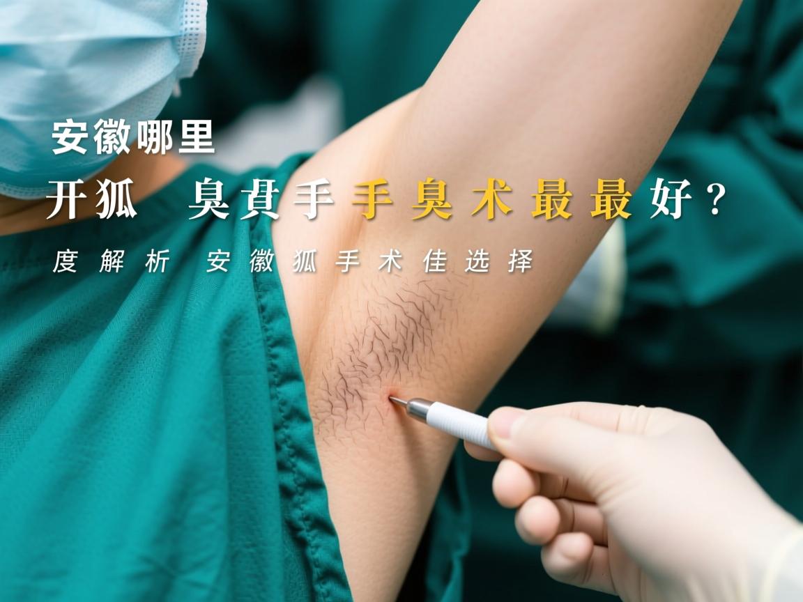 安徽哪里开狐臭手术最好？深度解析安徽狐臭手术最佳选择