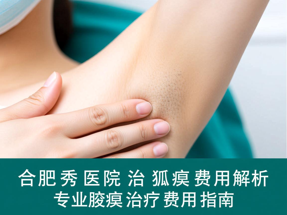 合肥腋秀医院治疗狐臭费用解析，专业腋臭治疗费用指南