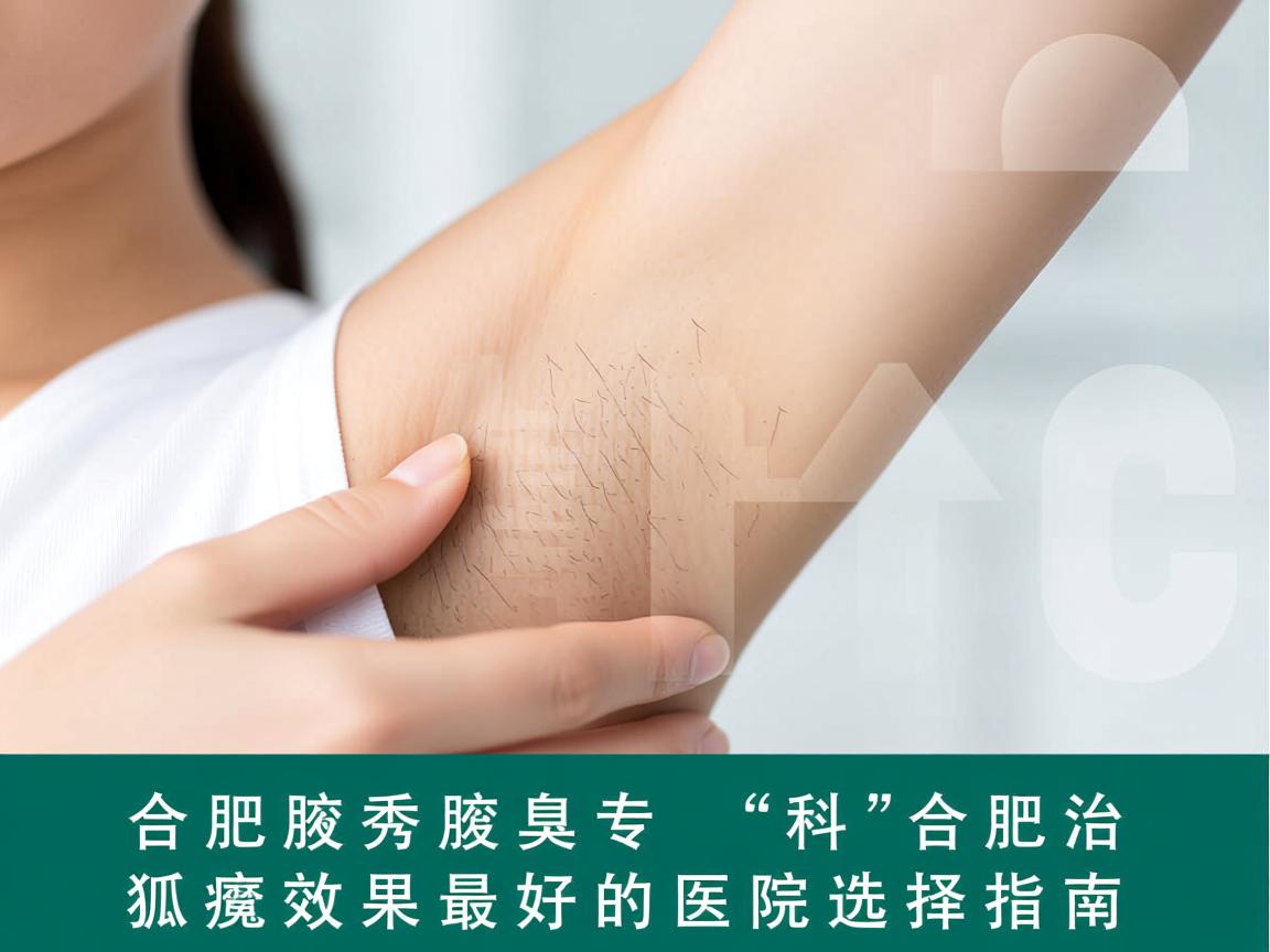 合肥腋秀腋臭专科，合肥治狐臭效果最好的医院选择指南