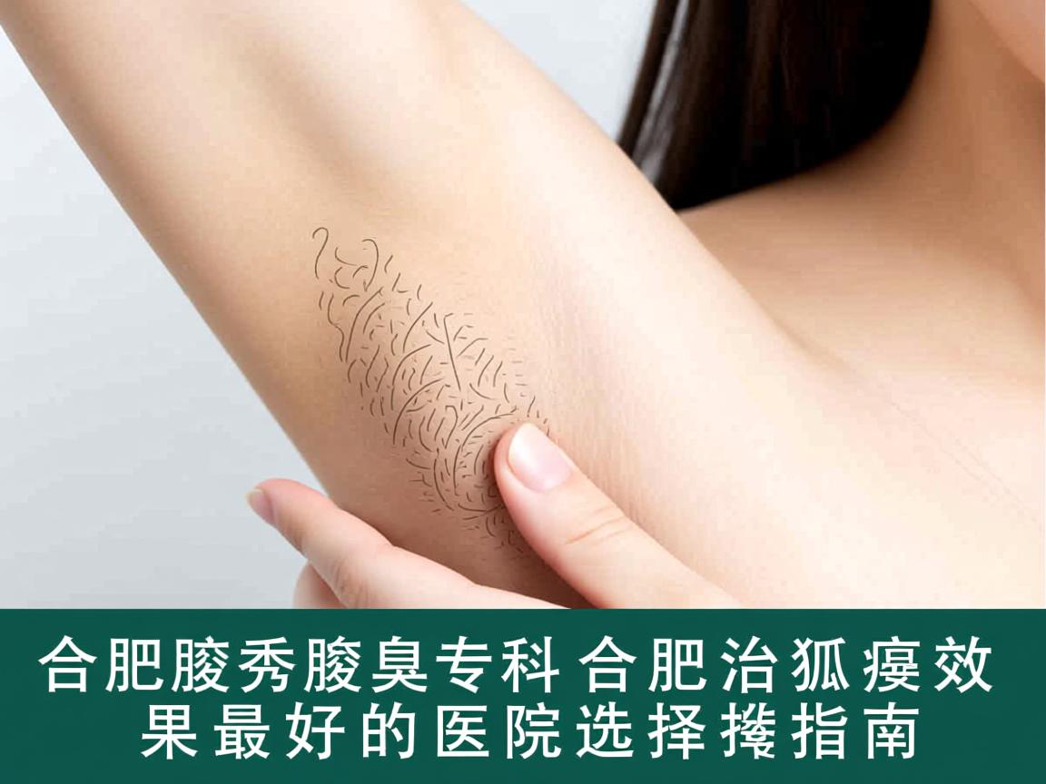 合肥腋秀腋臭专科，合肥治狐臭效果最好的医院选择指南