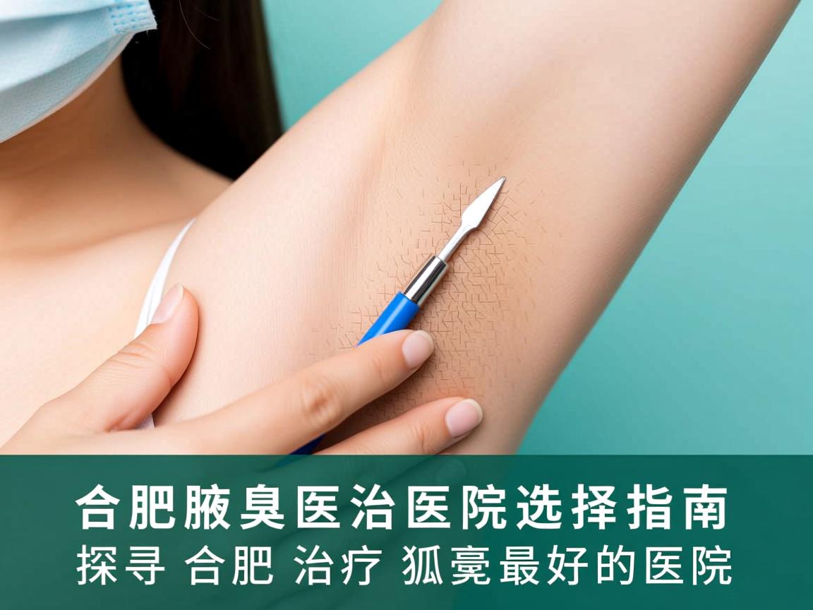 合肥腋臭治疗医院选择指南，探寻合肥治疗狐臭最好的医院
