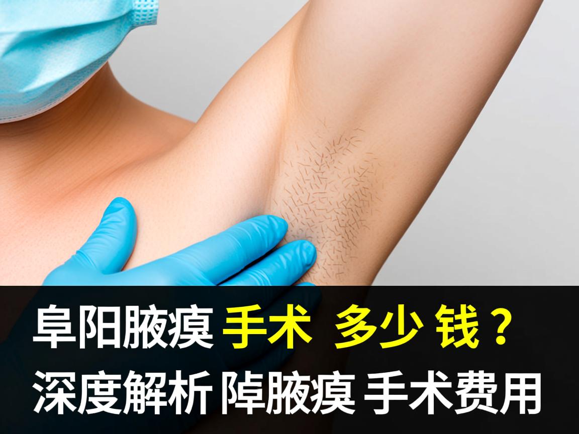 阜阳腋臭手术多少钱？深度解析阜阳腋臭手术费用